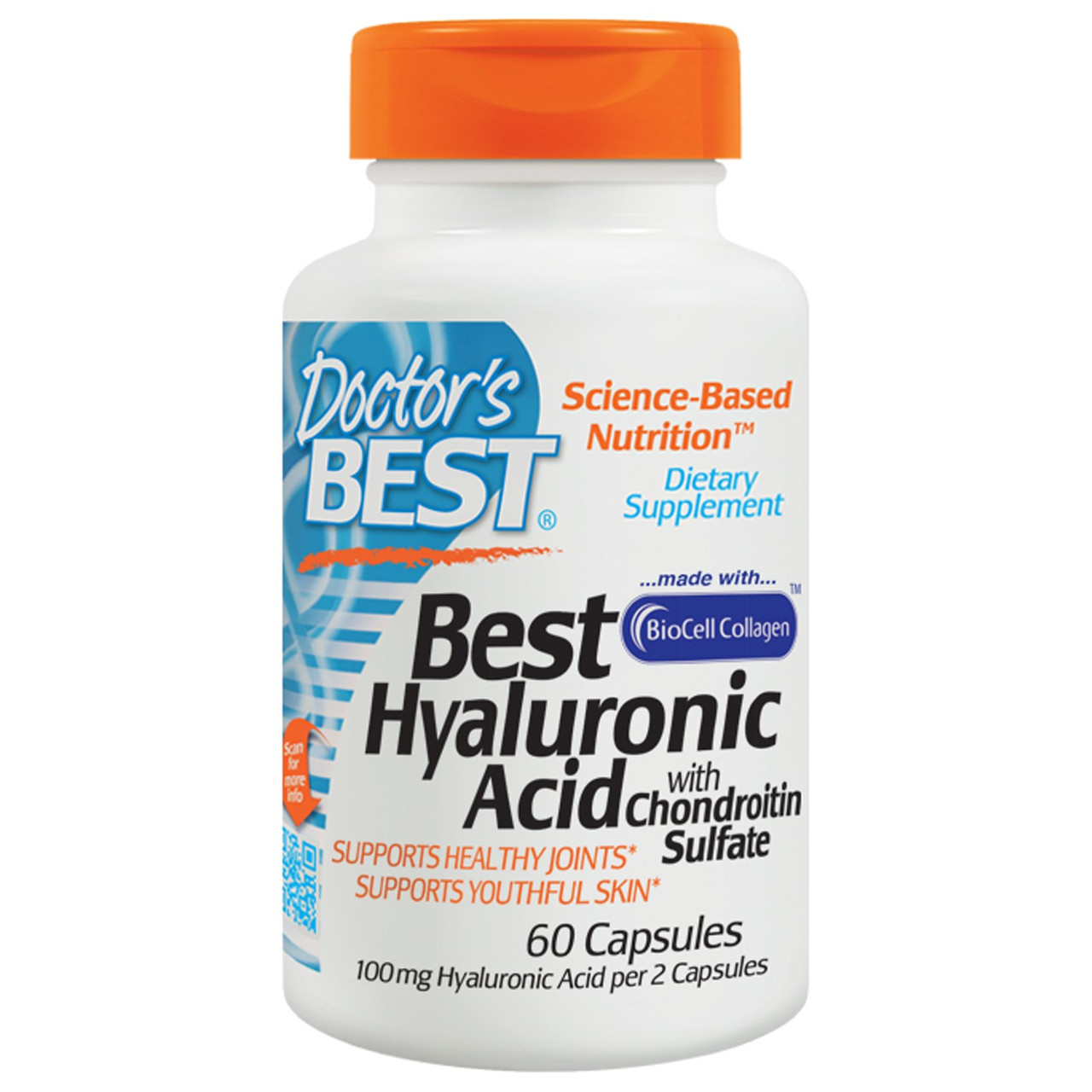 Doctor's s Best Hyaluronic Acid+Chondroitin Sulfate caps 60