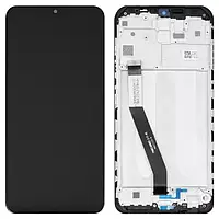 Дисплей Xiaomi RedMi 9 | M2004J19AG | M2004J19G с тачскрином и рамкой, черный, Original (PRC) | модуль