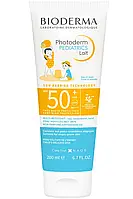 Биодерма Фотодерм Солнцезащитное молочко для детей спф Bioderma Photoderm Pediatrics Lait Solair SPF 50+ 200мл