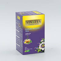 Чай трав'яний без кофеїну Vinatea Good Night Tea++ у пакетах 20*2g (В'єтнам)