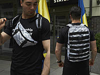 Рюкзак міський спортивний Бананка Комплект чоловічий Fazan камуфляж піксель | Портфель повсякденний шкільний