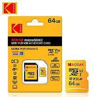 Kodak карта пам'яті MicroSD 64Gb (10 class V30), U3 — Оригінал