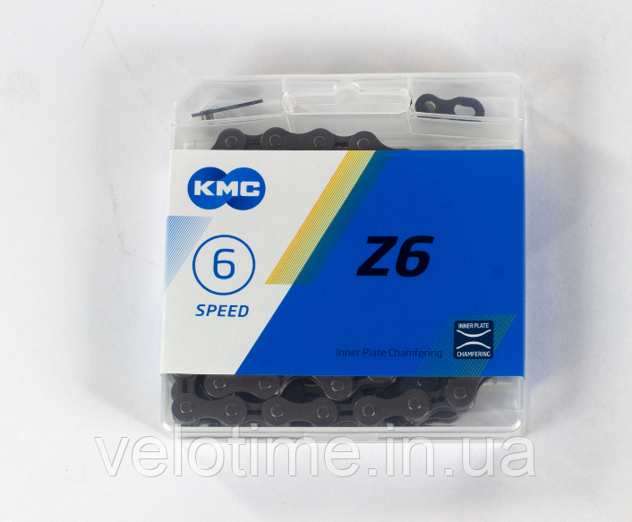 Ланцюг KMC Z6 116L (GRY-GRY, сірий)