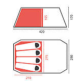 Намет Grand Canyon Robson 4 Capulet Olive (330012), фото 2