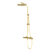 Душова стійка з верхнім та ручним душем GRB EterNice, колір золото 90499988 XL PVD