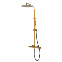 Душова стійка з верхнім та ручним душем GRB EterNice, колір бронза 90499955 XL PVD