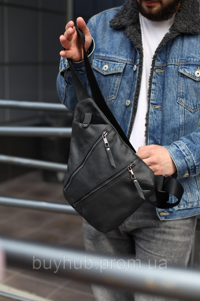 Кожаные мужские барсетки и сумки из кожи, сумка через плечо SKILL Cross ...