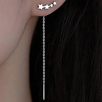 Набір біжутерія сережки з медичної сталі TRENDY Stars AC1278B