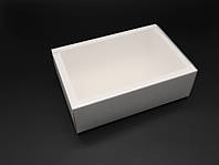 Упаковка для тортов, капкейков, пряников. Белый цвет. 18х12х5.5см