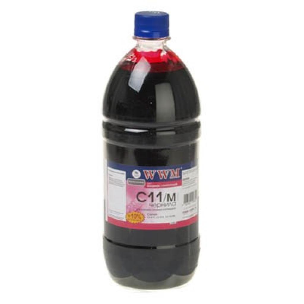 Водорозчинне чорнило WWM C11/M-3 CANON CL441/511/513/CLI521/426(Magenta) C11/M-3 Magenta (1 100 ml)