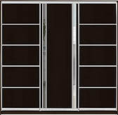 Шафа-купе з фасадом "КЛАСІК 2" 26/33/26 венге+зеркало