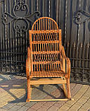 Плетена Крісло-гойдалка " Розбірна". Арт: 9996, фото 3