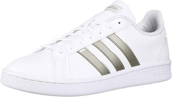 Adidas grand court white platinum deals