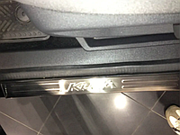 Накладки на пороги Libao для Ford Escape 2013-2019 Хром пороги Форд Эскейп 4шт