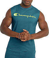 Standard Small Nifty Turquoise Script Champion T, бавовняна футболка, сорочки для чоловіків (стандартні а
