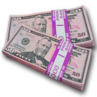 Сувенірні бутафорські гроші 50 доларів банкноти старого зразка