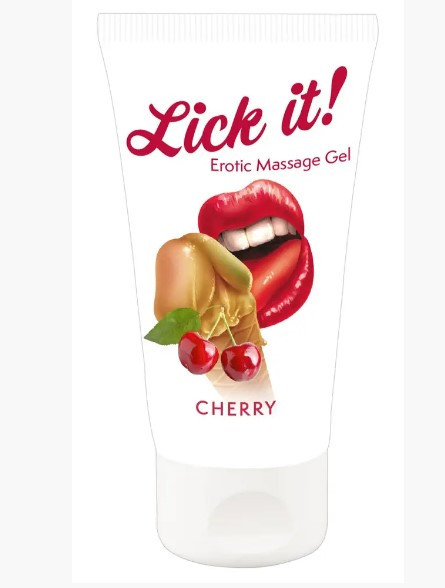 Оральна мастило лубрикант 50 мл. Lick It Wildkirsche зі смаком вишні від Orion   | Knopka