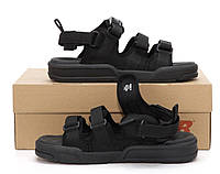 Мужские сандалии New Balance Sandals (чёрные) качественные повседневные босоножки К14416