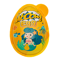 Яйце пластикове з цукерками та сюрпризом для дівчинки та хлопчика Mini egg, фото 2