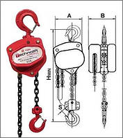 Таль цепная ручная (усиленная) 2 т. 6 м
