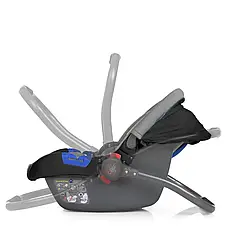 Автокрісло бебікокон Newborn ME 1043 Royal Black (група від 0 місяців до 1.5 року, 0-13 кг), фото 2