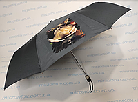 Женская парасолька облегченная на 10 спиц автомат "Серебряный дождь"