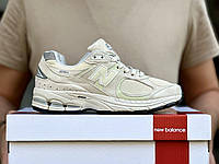 Женские кроссовки New Balance 2002R Grey (Серые) Нью Баланс 2002Р замш текстиль сетка демисезон