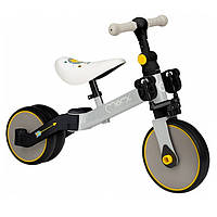 Дитячий біговел-велосипед MoMi LORIS 4в1 yellow Жовтий