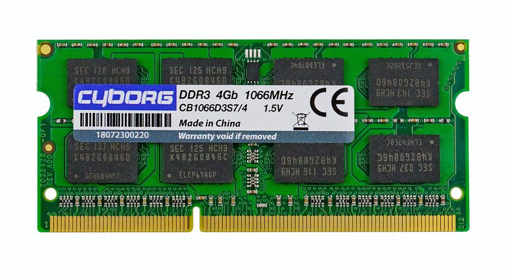DDR3 4Gb 1066 PC3-8500 SoDIMM 1.5v для ноутбука - оперативная память ...