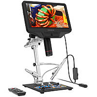 Цифровой микроскоп Andonstar AD409 Pro ES с эндоскопом и экраном 10.1 для ремонта электроники и пайки.
