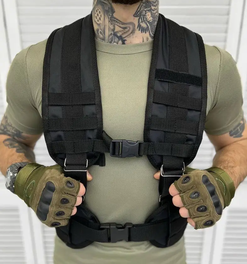 Військова ремінно-плечова система Elite force Чорний