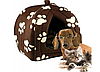 Мягкий домик для собак и кошек Pet Hut Brown 25см х 23см (50), фото 7