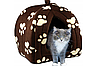 Мягкий домик для собак и кошек Pet Hut Brown 25см х 23см (50), фото 10