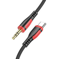 Аудіокабель 3.5мм Audio Type-C для 3,5mm BOROFONE BL14 |1m| Чорний