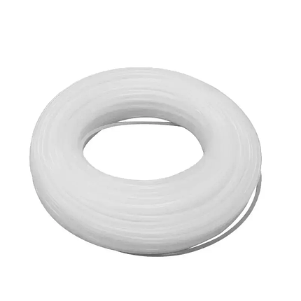 Шланг силіконовий 12/15 мм, білий матовий, 1 м. Силіконовий шланг 12 мм для фільтра, фото 1