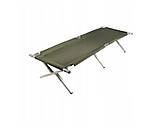 Ліжко алюмінієве складане поле Mil-Tec US — 200 x 65 см — 160 кг оливкове 14401000, фото 5