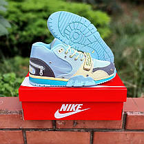 Чоловічі Кросівки Nike Air Trainer 1 SP Travis Scott Blue / Найк Аїр Трейнер 1 СП Тревіс Скотт Сині, фото 4