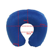 Універсальна подушка для подорожей — дорожня подушка Foam Travel Pillow, фото 5