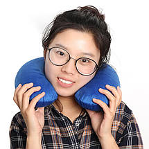 Універсальна подушка для подорожей — дорожня подушка Foam Travel Pillow, фото 6