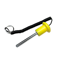 Фіксатор ваги 8*80мм магнітний з пластиковою ручкою, зі шнуром
