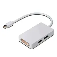 Переходник Digitus AK-340509-002-W mini DisplayPort (тато) - HDMI/DVI/DisplayPort (мама) White