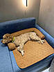 Лежак на диван,кресло для собак та котів коричневий L-3, фото 5