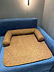 Лежак на диван,кресло для собак та котів коричневий L-3, фото 4