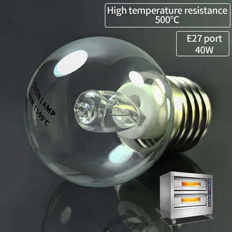 Лампа для пекарскої шафи духовки 500°C  E27 40W Лампа жаростійка 220V, фото 1