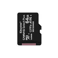 Карта пам'яті microSDXC (UHS-1) Kingston Canvas Select Plus 64Gb class 10 А1 (R-100MB/s)