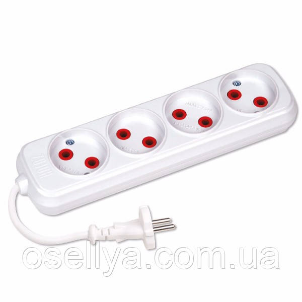 Подовжувач 4 гнізда 2 М