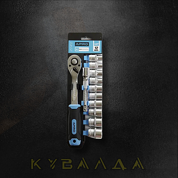 Набір насадок CrV 1⁄2 (90Т) (12 шт.) APRO