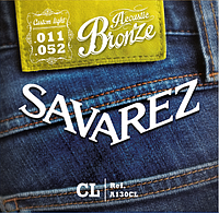 Струны для акустической гитары SAVAREZ A130CL Acoustic Bronze Custom Light .011 - .052