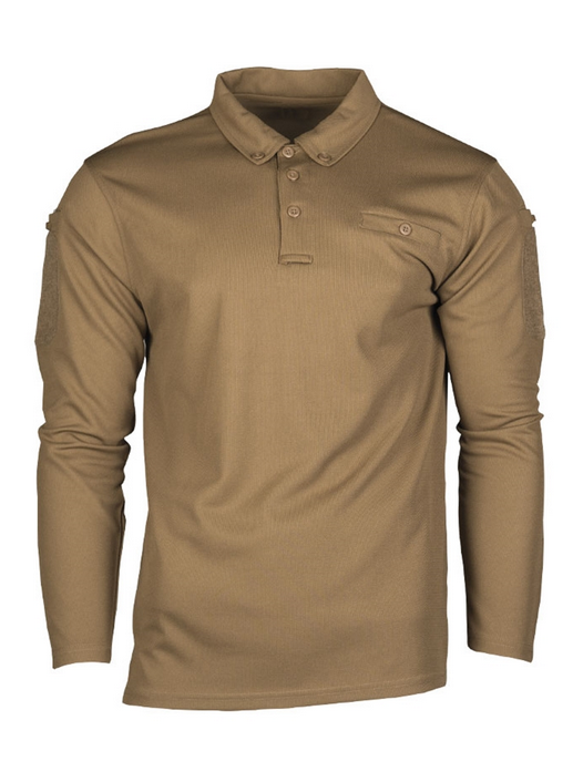Сорочка поло Mil-Tec POLOSHIRT Tactical Quickdry Coyote D/R 10962019