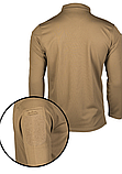 Сорочка поло Mil-Tec POLOSHIRT Tactical Quickdry Coyote D/R 10962019, фото 3
